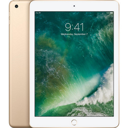 Apple iPad 9.7 ", Gold, IPS, 2048 x 1536 pixels, M9, 32 GB, 32 GB, Wi-Fi, Rear camera, 8 MP, Bl