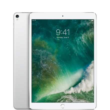 Apple IPad Pro 10.5 ", Silver, Retina display, 2224 x 1668 pixels, Triple core, 4 GB, 256 GB, 4