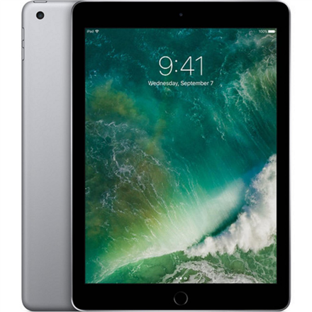 Apple iPad 9.7 &quot;, Space Gray, IPS, 2048 x 1536 pixels, M9, 128 GB, Wi-Fi, Rear camera, 8 MP, Bl