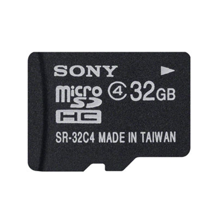 Sony Memory card SR32A4 32 GB, MicroSDHC, Flash memory class 4, No adapter