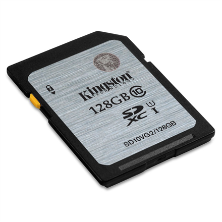 Kingston SD10VG2 UHS-I 128 GB, SDXC, Flash memory class 10