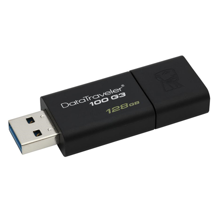 Kingston DataTraveler 100 G3 128 GB, USB 3.0, Black