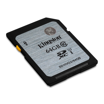 Kingston SD10VG2 UHS-I 64 GB, SDXC, Flash memory class 10