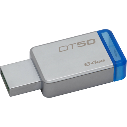 Kingston DataTraveler 50 64 GB, USB 3.0, Metal/Blue