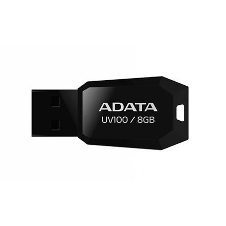 ADATA UV100 8 GB, USB 2.0, Black
