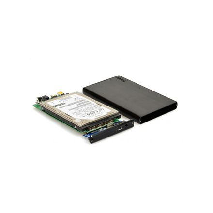 Port Connect Hard drive external enclosure SATA 1000 GB, 2.5 ", USB 3.0, Black