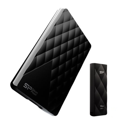 Silicon Power Diamond D06 2TB+16GB 2000 GB, 2.5 &quot;, USB 3.1 Gen1 / 3.0 / 2.0, Black