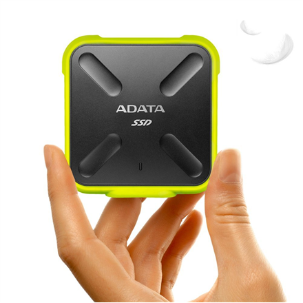 ADATA External SSD SD700 256 GB, USB 3.1, Black/Yellow