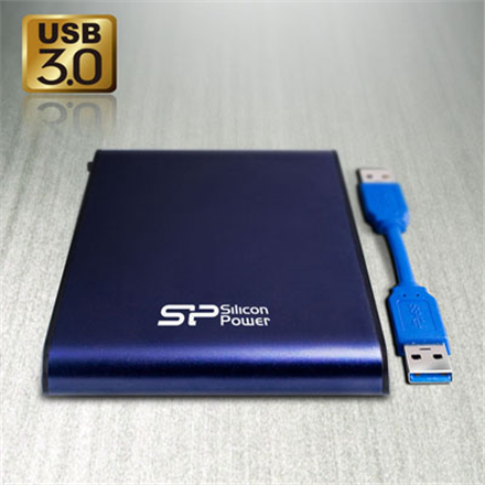 Silicon Power Armor A80 500 GB, 2.5 ", USB 3.0, Blue