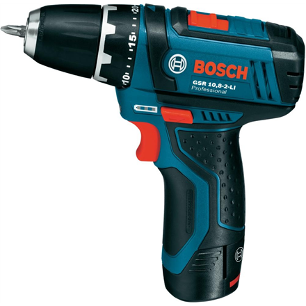Bosch Cordless drill 10.8-2 10.8 V, 1.5 Ah, Li-Ion, Batteries included 2 pc(s)