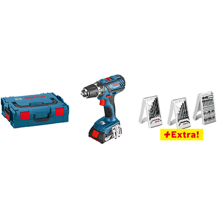 Bosch Torque, max. (hard/soft) 30 / 13 Nm, Torque settings: 20+1 W, 2 x 2Ah Li-Ion Ah, 2 x 2Ah Li-Io