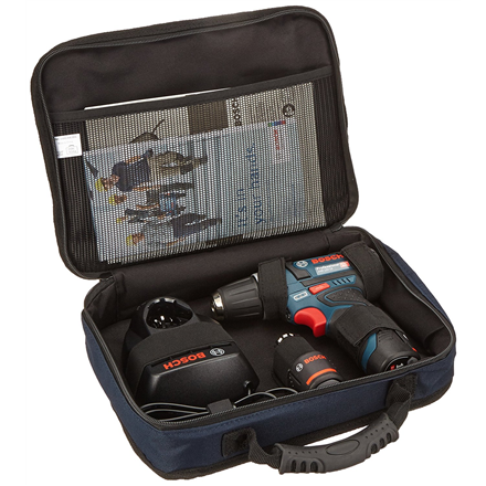 Bosch GSR 12V-15 Li Cordless drill/2x2,0Ah+ 39 accessories tool kit + Bag Bosch